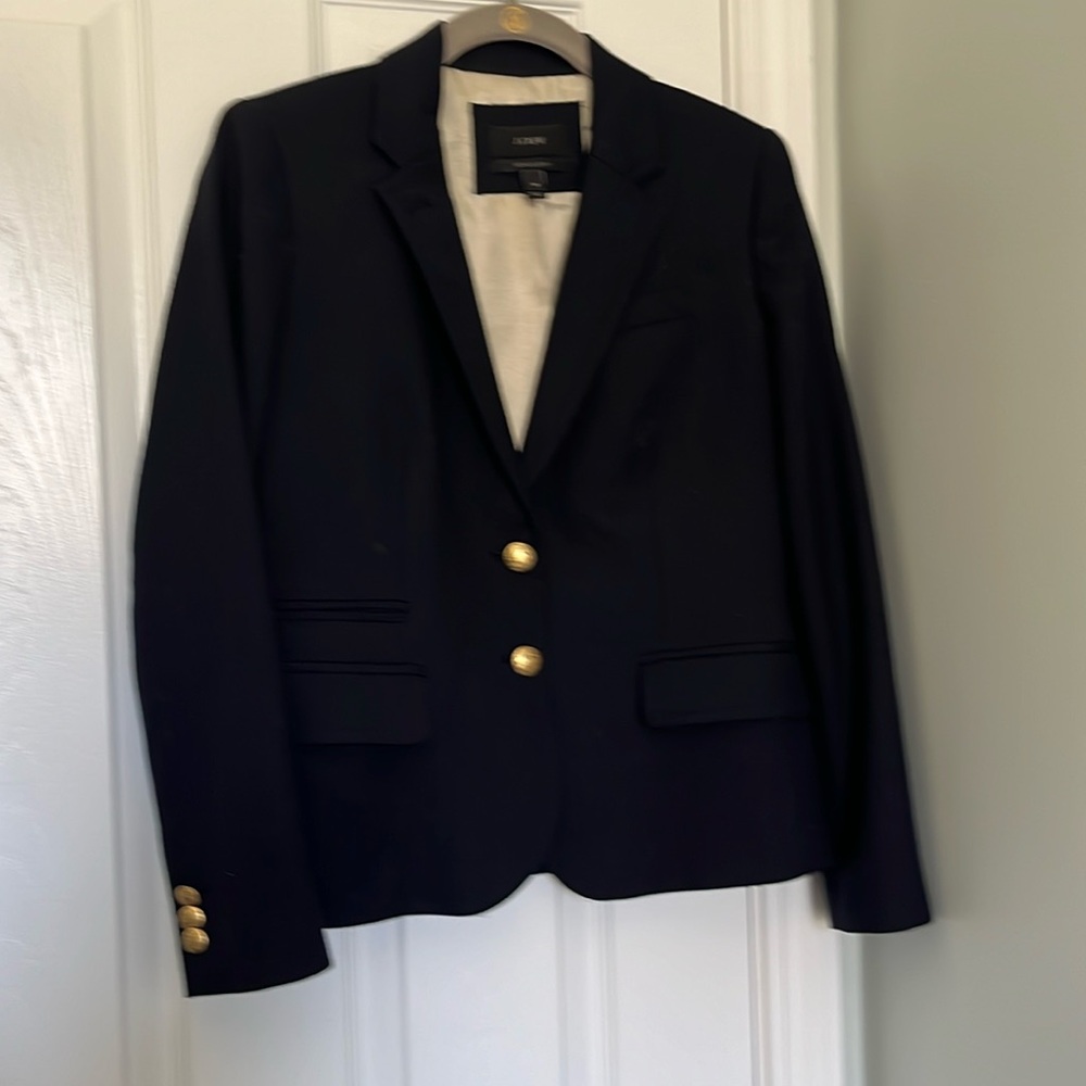 J. Crew Schoolboy Blazer 6P Navy